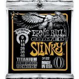 Ernie Ball 3122 coated hybrid slinky electric guitar strings 9-46 (2 PACKS)
