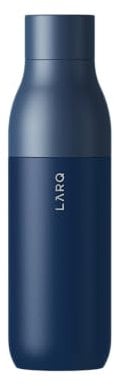 LARQ Bottle PureVis 740ml – Selbstreinigende Edelstahl-Trinkflasche mit UV-C Reinigung | Hält Getränke kalt und heiß | BPA-frei, auslaufsicher & wiederverwendbar | 2 Jahre Garantie, Monaco Blue