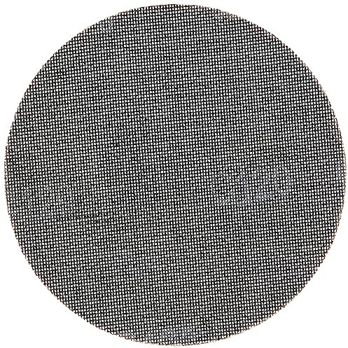wolfcraft 2287000 Lot de 5 Patins maille Carbure/Silicium G120 ø 225 mm gris