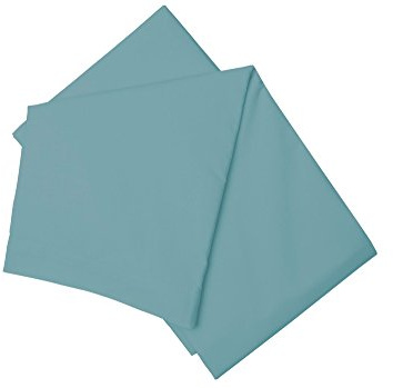 Belledorm Green Flat Sheet, 200 Thread Count Percale | (Double, Teal)