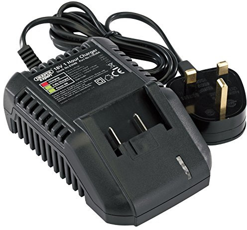 Draper C18UBA Expert Universal Charger for Li-Ion and Ni-Cd Battery Packs, 18 V, Blue