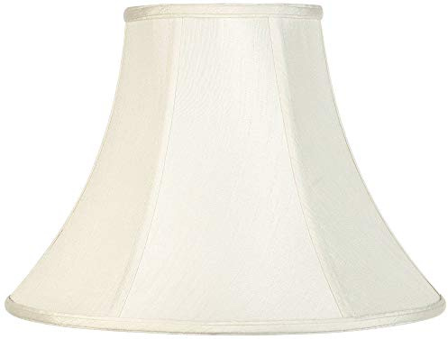 Pre-Assembled Ginna Large Cream Bell Lamp Shade 7x16x12 (Spider)