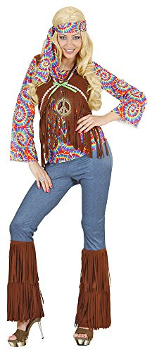 W WIDMANN MILANO Party Fashion - Hippie Damenkostüm Flower Power