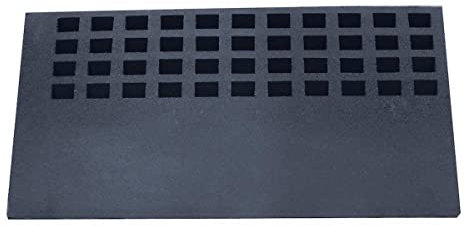 Aidapt Rubber Threshold Ramp 920x350mm.No Fixing Required,Kerbs,Doorways,Split Level Rooms,Wheelchair,Scooter,Rollator,Walking Frame,Disability Access Ramp,Non-Slip,Cut to Size,Durable,Hard Wearing