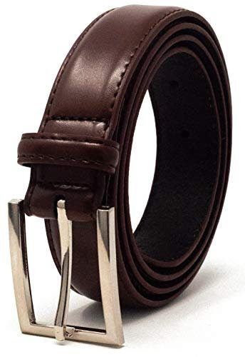 Ashford Ridge Mens 30mm Leder gürtel - Braun Mittlerer