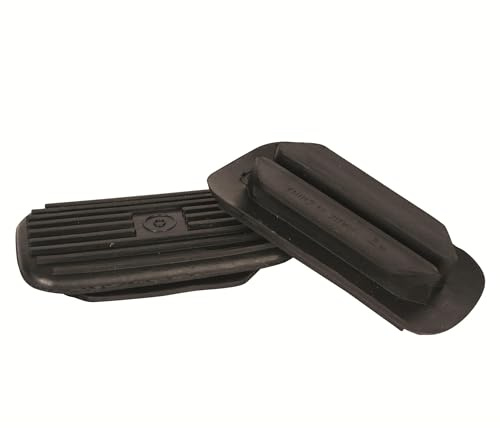 Korsteel Two Bar Stirrup Iron Treads, Black, 4