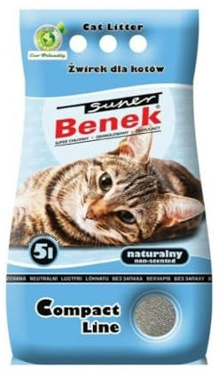 Super Benek Bentonit Clay Ultra Klumpenstreu, naturbelassen, 5 Liter