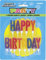 Unique Party 71190 - Letter Happy Birthday Candles in Holders, Set of 13