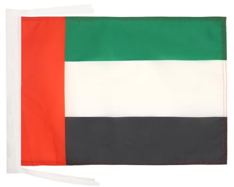 AZ FLAG - Flagge Emirat Fudschaira - 45x30 cm Mit Kordel - Fujairah Fahne 30 x 45 Cm - Flaggen