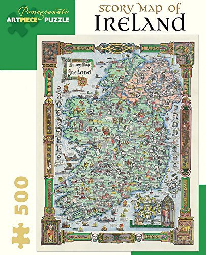 Story Map of Ireland: 500 Piece Jigsaw Puzzle by Pomegranate (2014-08-15)