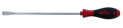 Wiha Schraubendreher SoftFinish® Schlitz mit Rundklinge (00712) 12,0 mm x 250 mm