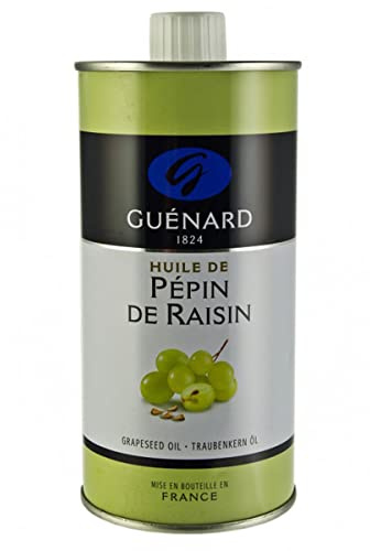 GUÉNARD Traubenkernöl - Vielseitiges und hochwertiges Öl für Küche und Hautpflege, 500ml