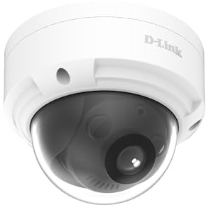 D-Link BCD-P01 Telecamera Dome da Esterno 2MP H.265, 1080p Full HD, Rilevamento Persone, Microfono Integrato, Smart IR 30m, IP66 IK10, PoE o 12VDC, microSD fino a 1TB, ONVIF S/T, Obiettivo 2,8mm, CCTV