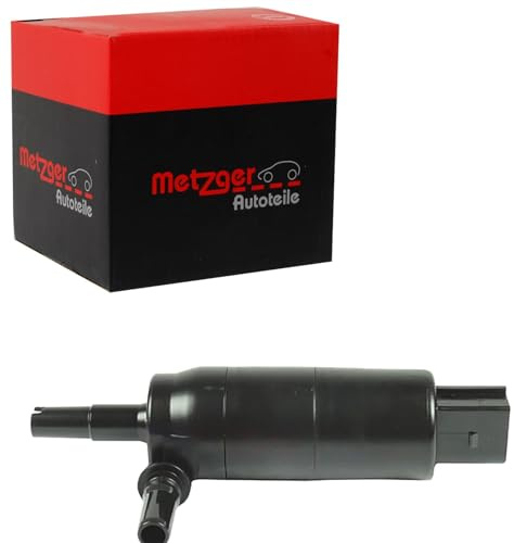 Metzger 2220044 Waschwasserpumpe, Scheinwerferreinigung | Kompatibel mit: AUDI A4 Allroad B8, A5 Cabriolet, BMW 1, 1, 2 Cabriolet, 2 Coupe, 3, 3 Gran Turismo, 3 Touring, 4 Cabriolet