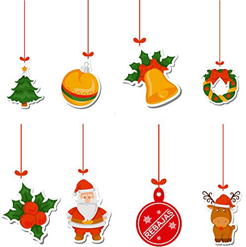 Figurines en carton pour Noël | Père Noël arbre de Noël