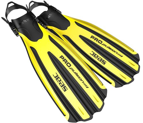 Seac Propulsion, Pinne da Subacquea con Cinghiolo Regolabile, Made in Italy