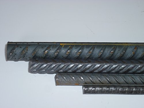 B&T Metall 50 Meter Betonstahl Zum armieren von, Ø8 mm, Länge 2000 mm | Betonkonstruktionen, wie, Fundamente, Stürze, etc.B, Moniereisen, Rundstahl, Baustahl, Bewehrungsstahl, Toleranz +0/-3 mm