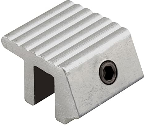 prime-line Produkte U 9810 Schiebefenster Lock, Tamper Resistant, Aluminium finish, (2 Stück)