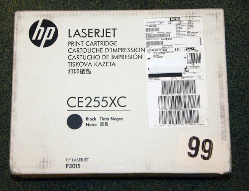 HP CE255XC Colour Sphere LaserJet Toner Cartridge with Smart Print Tech - Black