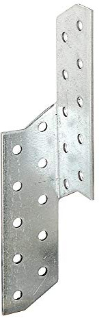 Alberts 837419 Sparren-Pfettenanker | links | sendzimirverzinkt | 32 x 32 x 170 mm | 100er Set