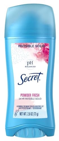 Secret Original Pulver frischer Duft unsichtbar fest pH-Wert ausgeglichen Antitranspirant & Deodorant für Damen Packung mit 1