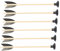 BestSaller 1215 Holz-Pfeil/Bolzen mit Saugnapf, 25 cm groß für Armbrust (Farbe zufällig, 6er Pack)