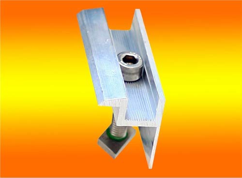 4 Modul Endklemmen 40mm von bau-tech Solarenergie