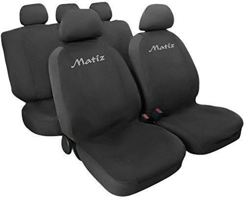 Lupex Shop 17239-01 Matiz 5 Türen Sitzbezüge - grau