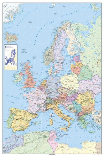 LandkartenPolitische EuropakarteMaßstab: 1/6,75Mio. Poster + 1 Ü-Poster der Größe 61x91,5cm
