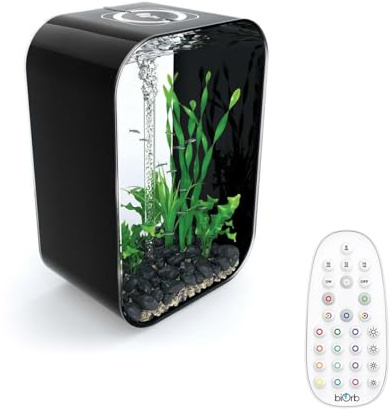 BiOrb LIFE 60L Black Aquarium Fish Tank with Multi Colour LED Lighting