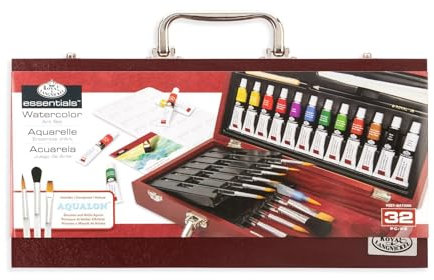 Royal and Langnickel Kit aquarelle Boîte bois