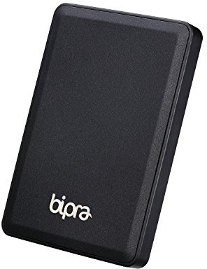 Bibra 500GB 2.5 Zoll Externe Festplatte USB 2.0 Inklusive One Touch Software NTFS Schwarz