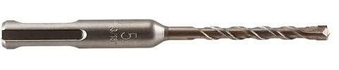 wolfcraft Betonbohrer „Professional 4-cut“ HM-bestückt, SDS-plus, Ø 5 mm I 7416000 I Für Bohrungen in stark armierten Beton