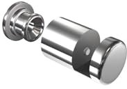 ALTUMIS - Fixation murale fendue FIXF2 - entretoise fendue - Argent