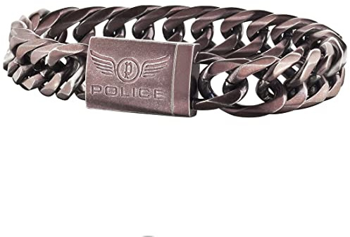 Police Herren-Kettenarmband Edelstahl PJ.25507BSEBR/02-S