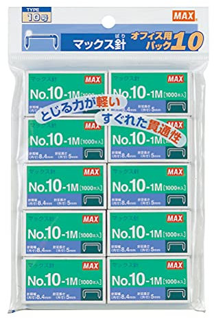Max Heftgerät für Handy Typ Nr. 10-1M Nr. 10, 10 Stück