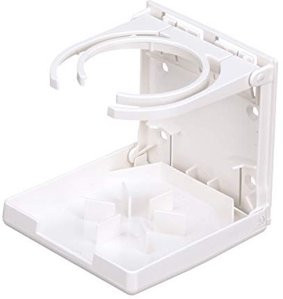 Attwood Fold-Up Dual Ring Drink Holder (White)