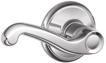 Schlage Flair Hall/Closet Passage Door Handle, Reversible, Bright Chrome