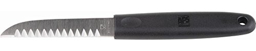 APS 88843 Dekorationsmesser mit gezahnter, geschliffener Klinge, Edelstahl, 19 cm