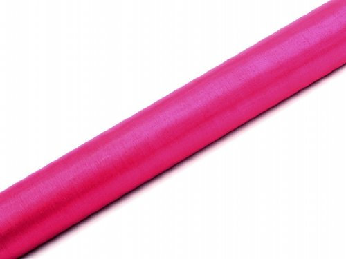 Organza Rolle pink rosa 36 cm breit x 9 m Tischläufer Dekostoff Hochzeit, Taufe, Kommunion, Jubiläen, Weihnachten, Ostern...