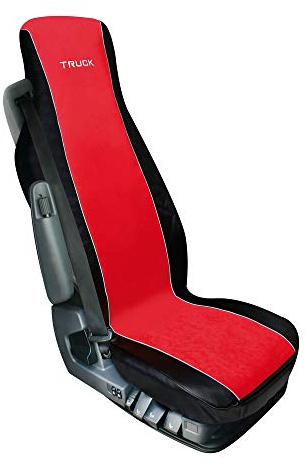 Elisa Lorry Seat Cover Made from Polyester, Red/Black