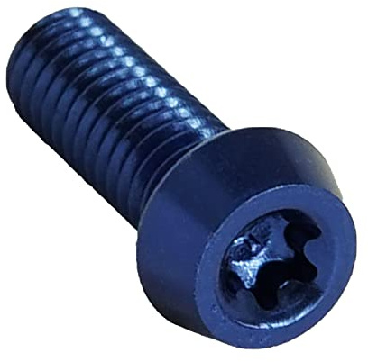 F26 Aluminium M5 Torx T25 Schraube 7075 Din 912 | Leichte Fahrrad Schraube aus Aluminium 7075, Innensechskant DIN 912, Torx T25