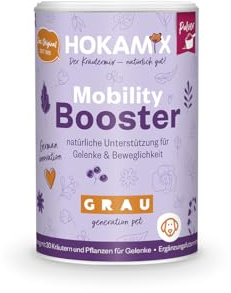 GRAU - das Original - Hokamix Mobility Booster, 1er Pack (1 x 150 g), Ergänzungsfuttermittel für Hunde