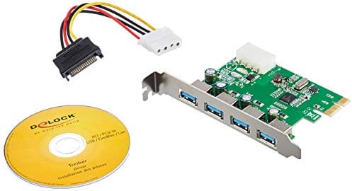 Delock 89363 PCIe USB 3 4 Port NEC-Chipset