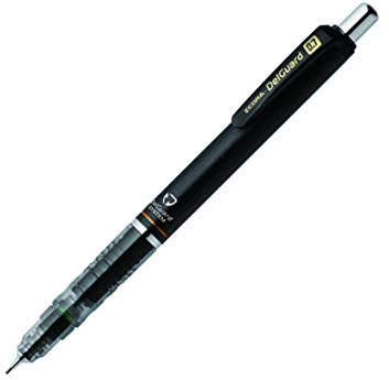 ZEBRA Druckbleistift, Del Guard, 0,7 mm, Schwarz (P-MAB85-BK)