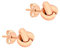 CARISSIMA Damen-Ohrstecker 9ct Rose Tiny Knot Stud Earrings 375 Rotgold-5.55.6929