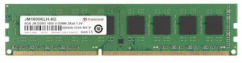 Transcend JM1600KLH-8G Arbeitspeicher 8GB (1600MHz, PC3-10667, CL11, 1x 8GB) DDR3-RAM
