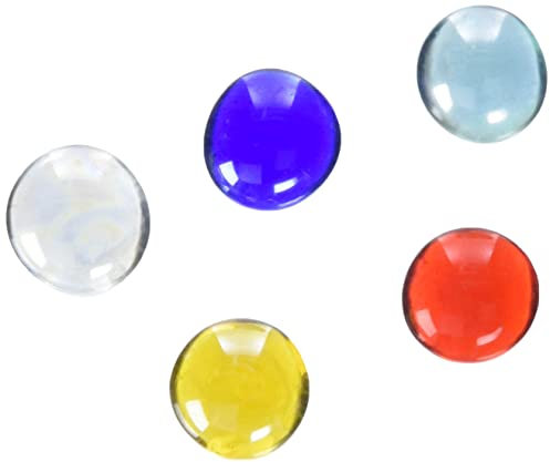 GLOREX 6 8601 314 Glasnuggets 200 g, 20 mm, Glas, Mehrfarbig, 12 x 6 x 4.5 cm