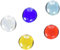 GLOREX 6 8601 314 Glasnuggets 200 g, 20 mm, Glas, Mehrfarbig, 12 x 6 x 4.5 cm