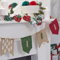Ginger Ray Weihnachten Mustern Festive Farbige Sackleinen Jute Tree Print Wimpelkette Dekoration, gemischt